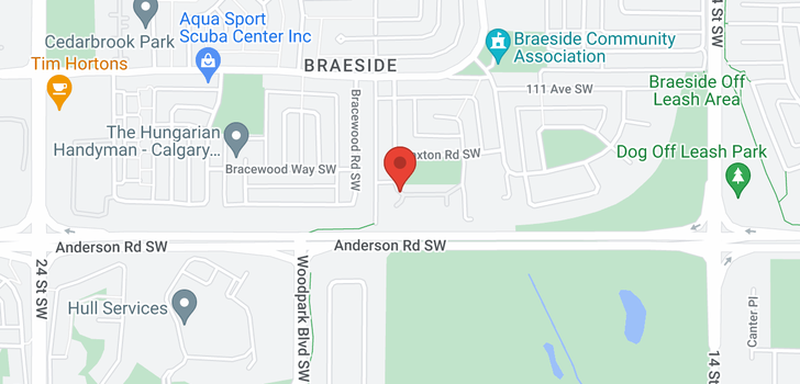 map of 25 333 BRAXTON Place SW